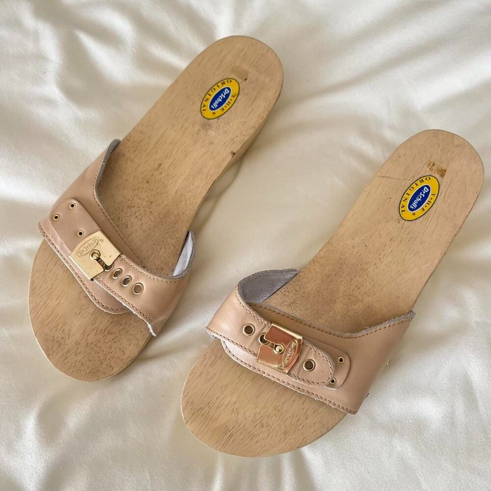 Sr.Scholls‎ tan leather sandals 7